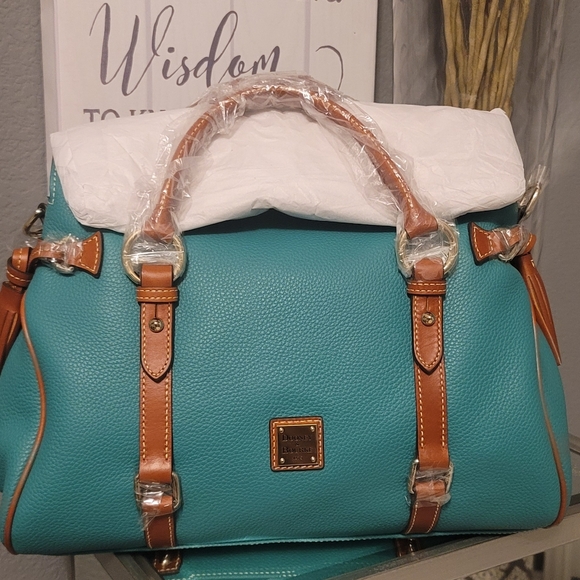 Dooney&Bourke Rare Spearmint Color Satchel - Picture 2 of 6